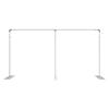 10x20ft Backdrop Stand Pipe Kit, Curtain Frame Professional Background Support Telescopic Stand for Wedding Party Celebration