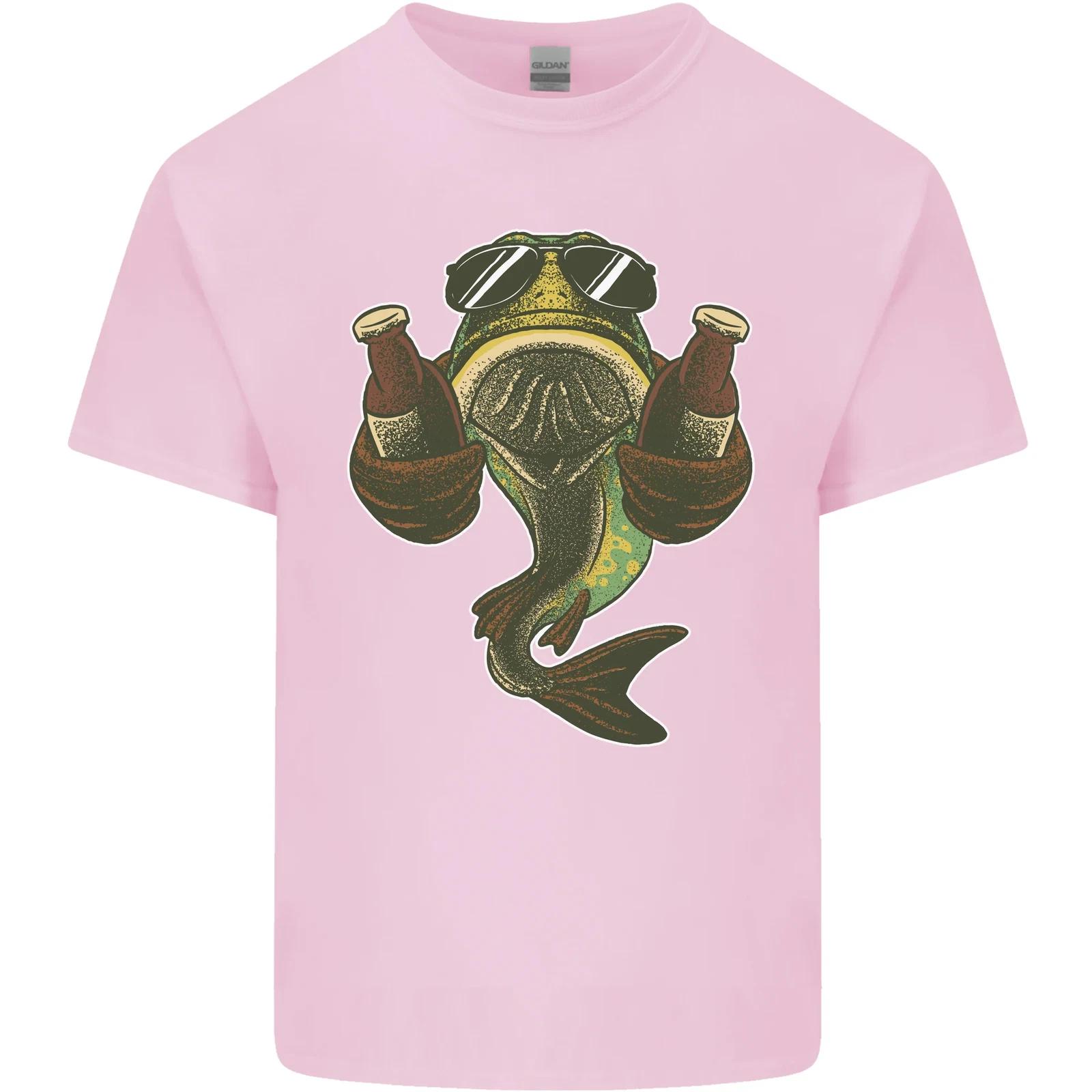 A Pike Fish With Beer Fishing Fisherman Kids T-Shirt Childrens S