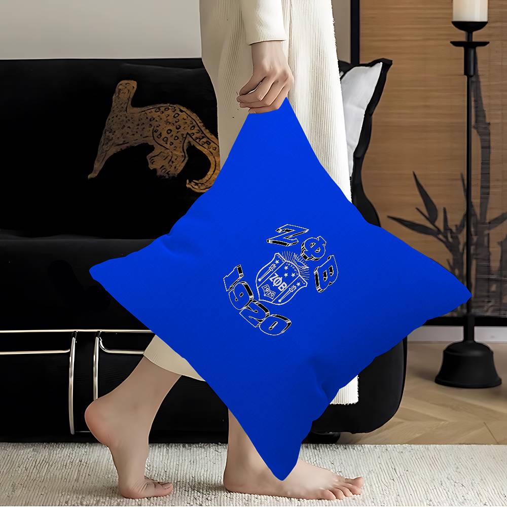 Zeta Phi Beta Pillow Gift Home Office Decoration Pillow Bedroom Sofa Car Cushion Coverpillow Case