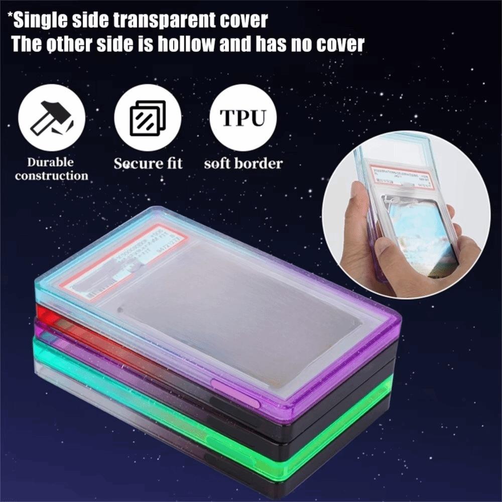 PSA 35PT Graded Card Holder Glitter Gradient Trading Card Display Sleeve PTCG Cards