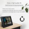Weather Station Digital Alarm Clock with Color Screen Indoor and Outdoor Temperature Humidity Meter Multifunctional Desk Clocks