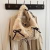Niche plush bag women's new autumn and winter versatile single shoulder underarm bag portable plush bag