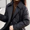 Suit Collar Light Down Cotton-padded Jacket Women's Winter New High-grade Slim Long-sleeved Short Cotton-padded Clothes Top