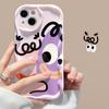 For IPhone 15 Mobile Phone Case for Women for IPhone16promax/13 Cream Pattern 11/12mini Anti-fall 14