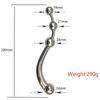 Stainless Steel Metal Double Dildo Penetration Huge Anal Beads Butt Plug G Spot Male Prostate Massager Fake Penis Vagina Sex Toy