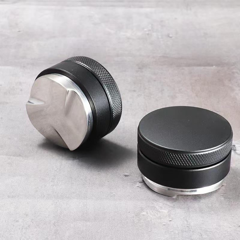 Stainless Steel Coffee Tamper for Italian Machine - Flat Bottom, 51/53/58mm