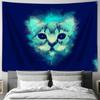 unframed Cat Tapestry Wall Hanging Anime Aesthetic Room Decor Japanese Art Home Decor Galaxy Space Wall Decor Large Tapestry Bed