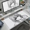 Anime Figure Minimalist Mousepad Extended Computer Gaming Offices Accessories Gamer Professional Premium Table Rug Nonslip Mats