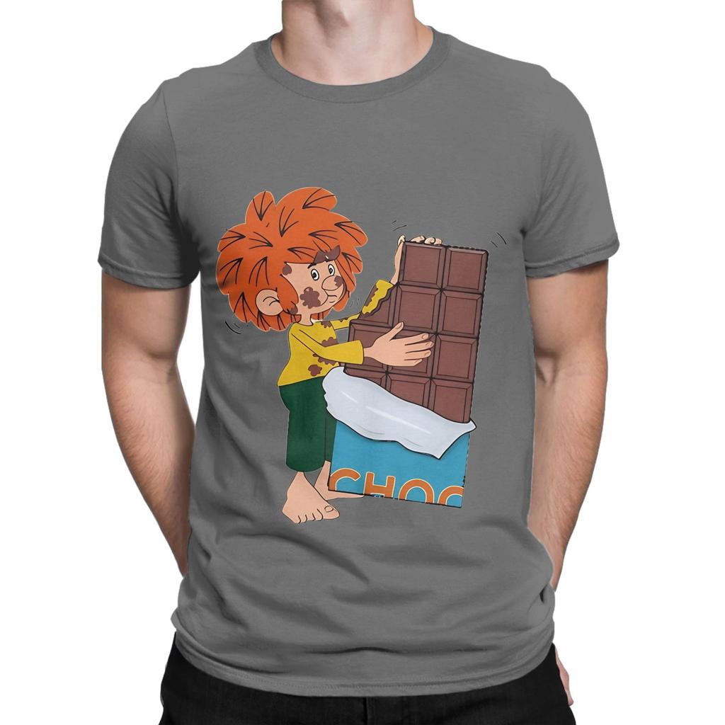 Pumuckl Eats Giant Chocolate Novelty 100 Cotton Tshirt Pumuckl Tops Tees For Unisex