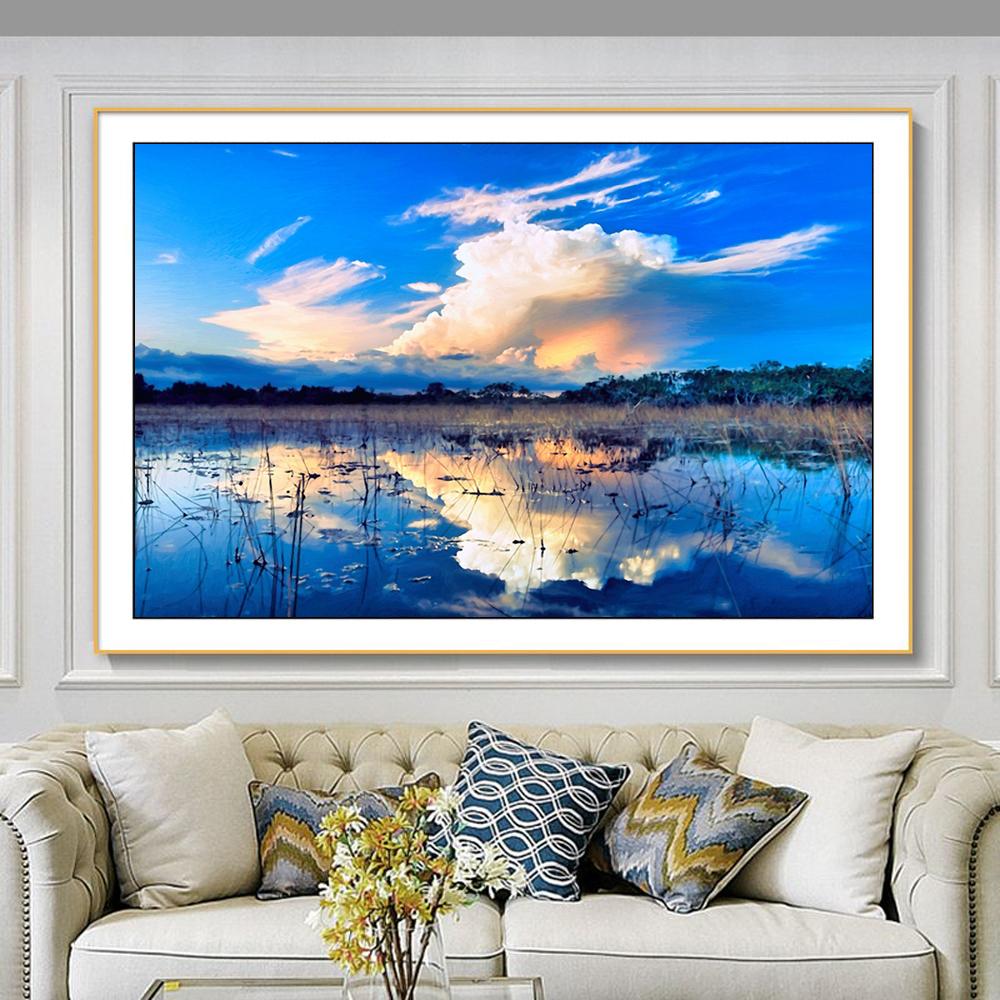 

Пейзаж маслом пейзаж лес искусство живопись холст картина гостиная коридор бар украшение дома фреска без рамки 20*40cm No Frame