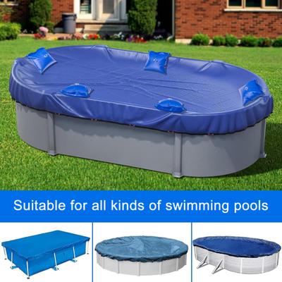 Pool Cover Hanging Bag Leakproof Square Swimming Pool Cover Weights Thick PVC Water Bags for Above Ground Pool Cover Antifreeze Winter Tarp Weights