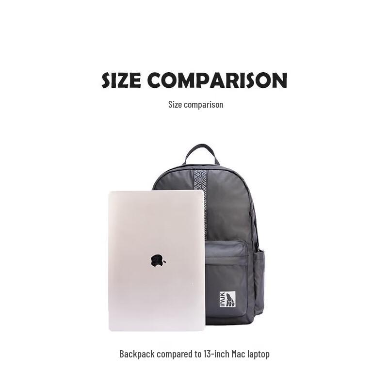 INUK Экологичный дорожный рюкзак для ноутбука Large