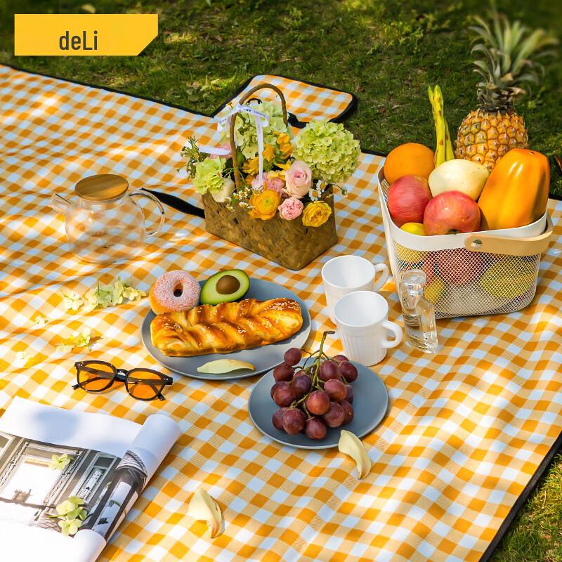Deli Outdoor Foldable Oxford Cloth Picnic Mat