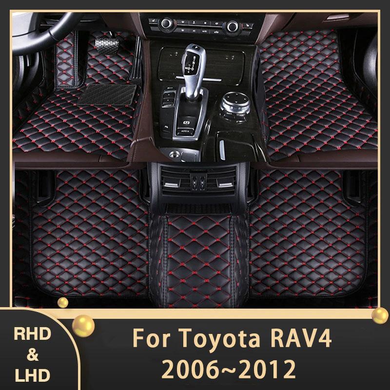 

Автомобильные коврики для Toyota RAV4 Vanguard XA30 2006 ~ 2012, изготовленные на заказ автомобильные подушечки для ног, кожаный ковер, аксессуары для интерьера 2009 2010 A Driver Seat