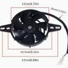 12V Motorcycle Fan Oil Cooler Engine Electric Radiator