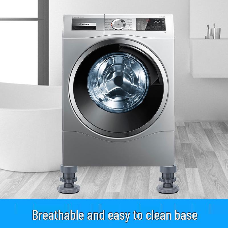 Universal Shock-Absorbing Anti-Slip Adjustable Washing Machine Foot Pad Riser Tray