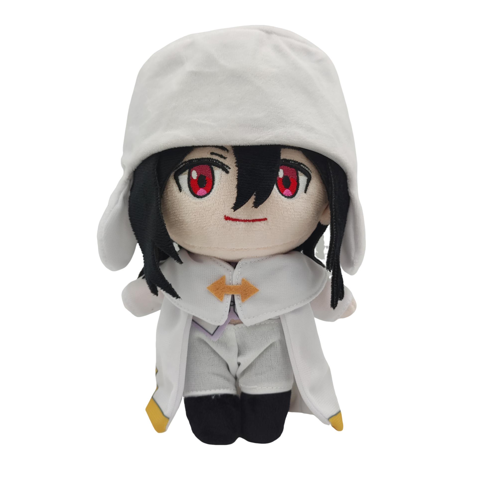 Bungo Stray Dogs Anime Pluche Poppen Set 20Cm Chuuya Nakahara Osamu Dazai Fyodor Dostoyevsky Ranpo Edogawa Knuffels Cadeau Decoratie 20cm