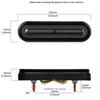 60led Motorcycle 3 in 1 LED Tail Lights Sequential Turn Signal Light DRL Stop Brake Light For Yamaha Kawasaki Cafe Racer Bobber