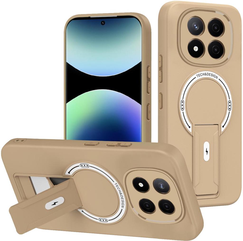 Xiaomi Redmi Note 15 Pro Magnetic Skin-Feel Case with Stand for Note 14 Pro