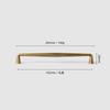 Antique Bronze Vintage Kitchen Dresser Cabinet Handles Simple Light Luxury Wardrobe Drawer Pulls for Cabinet Doors Furniture