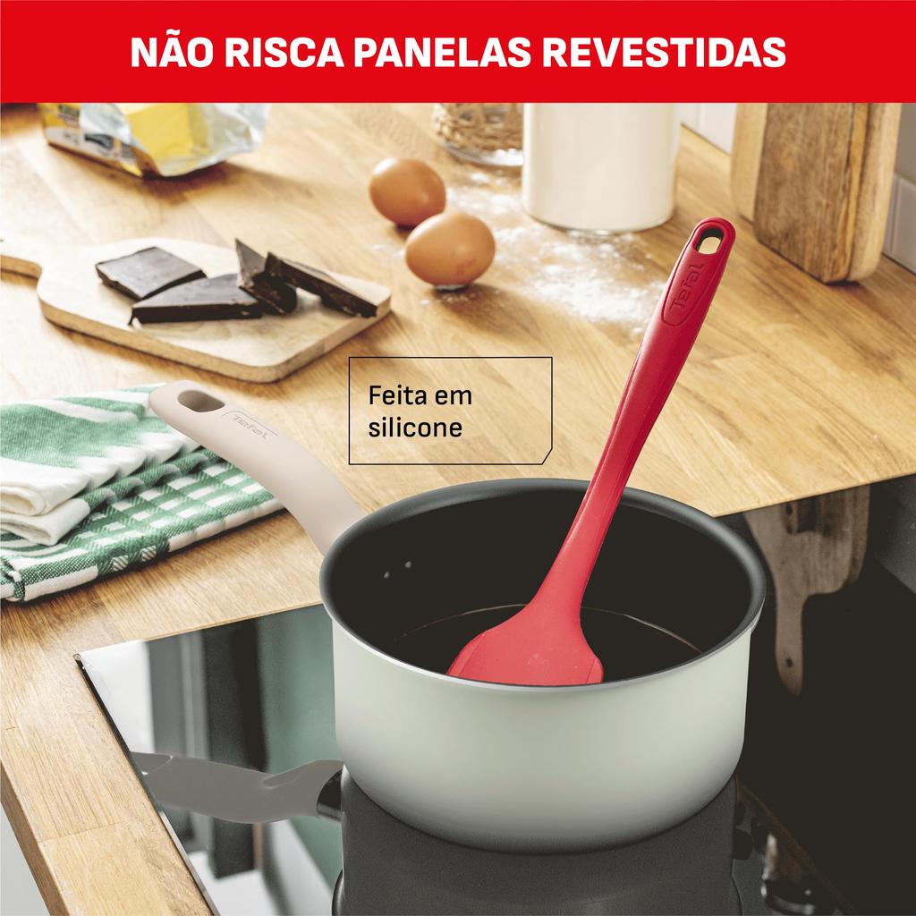 Ingenio Proflex up to dishwasher K12520 T-fal Spatula, silicone, heat-resistant 250°C, odorless, safe,