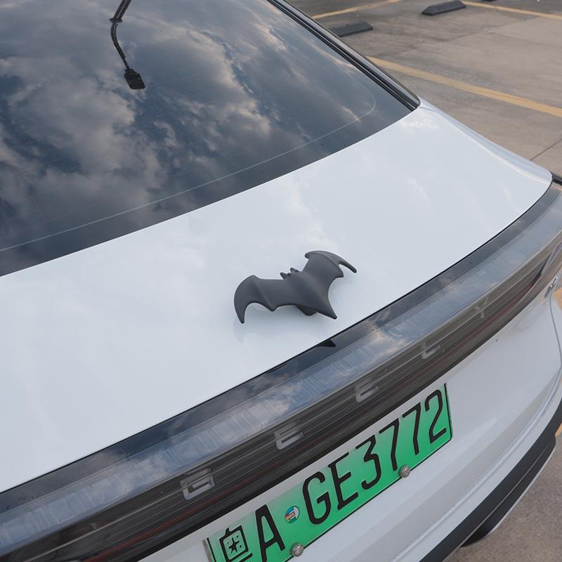 

New 3D Bat Car Roof Decoration Helmet Decoration Motorcycle Decor Elasticity EVA Bat Durable Interesting Personalized Universal Red