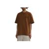 Carhartt WIP T-shirt Casual Moda Sportiva Colore Solido Classica Vintage Manica Corta Uomo Top Marrone CHXTEI034779O