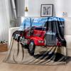 Kw Heavy Trucks Blanket Durable Comfort Great For Livingroom Bedding Office Chair Four Seasons Multipurpose Modern Style