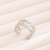 Stainless Steel Adjustable Open Ring - Colorfast Titanium Jewelry