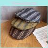 Vintage Retro Cotton Linen Flat Cap With Sun Protection For Women Autumn Winter