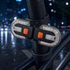 Yousheng Bicycle Turn Tail Light with Remote Control, IPX6 Waterproof 5 Modes Bike Rear Warning Light, Rechargeable Dual LED Split Taillight for Road,