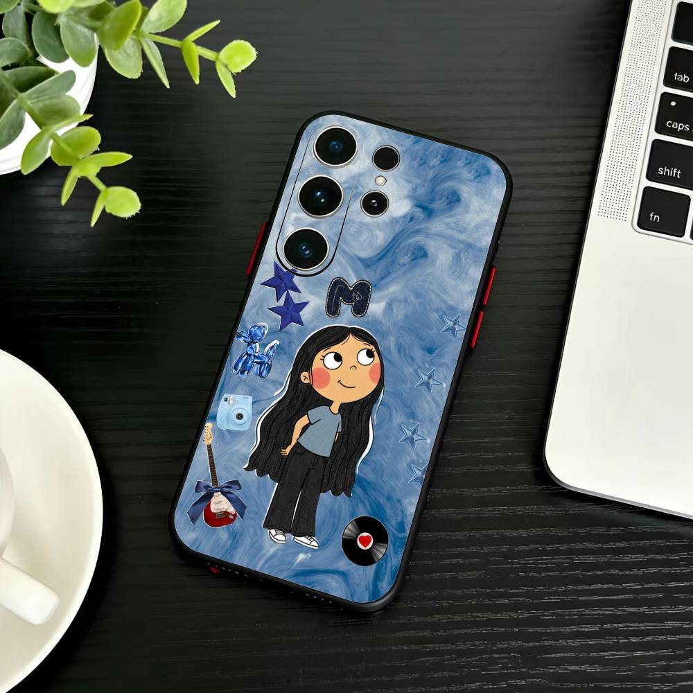 Charlie and Lola Cartoon Phone Case For Samsung S26,S25,S24,S23,S22,S21,S20,Plus,Fe,Lite,Others Black Cover