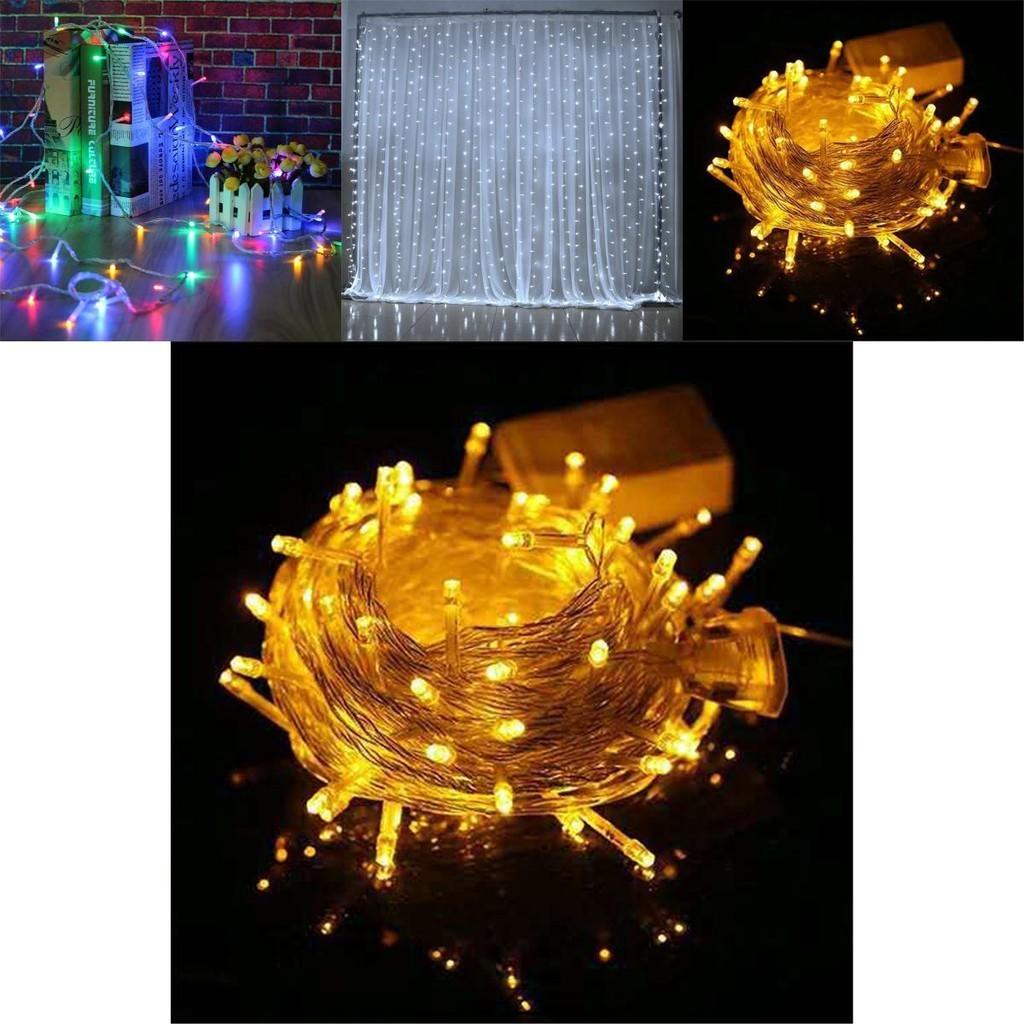 Charming 10m 100leds Christmas Fairy Lights Offering Warm White And Colorful Illumination For Parties