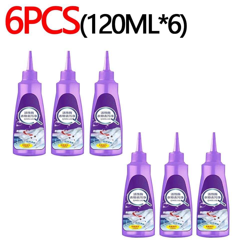 10-1pc 120ML Concentrated Liquid Laundry Detergent Clean Linen Active Enzyme Laundry Detergent T-shirt Clothes Laundry Degreaser