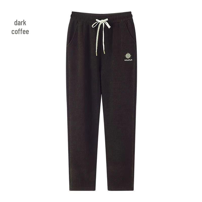 Women's Ultra-Thick Velvet-Lined Winter Casual Pants – Plus Size, Fashionable European Style