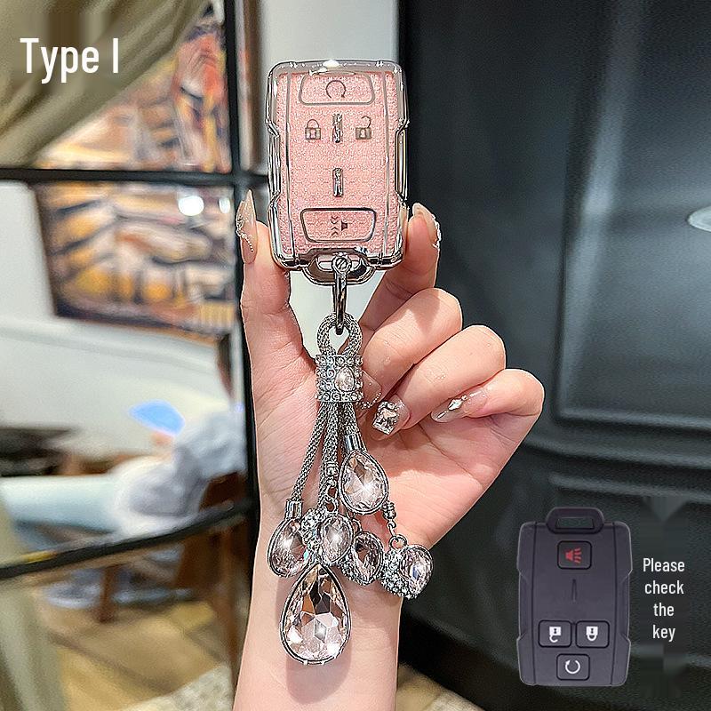 Chevrolet Suburban Saab GMC Imported Car Key Case Cover Keychain Bag