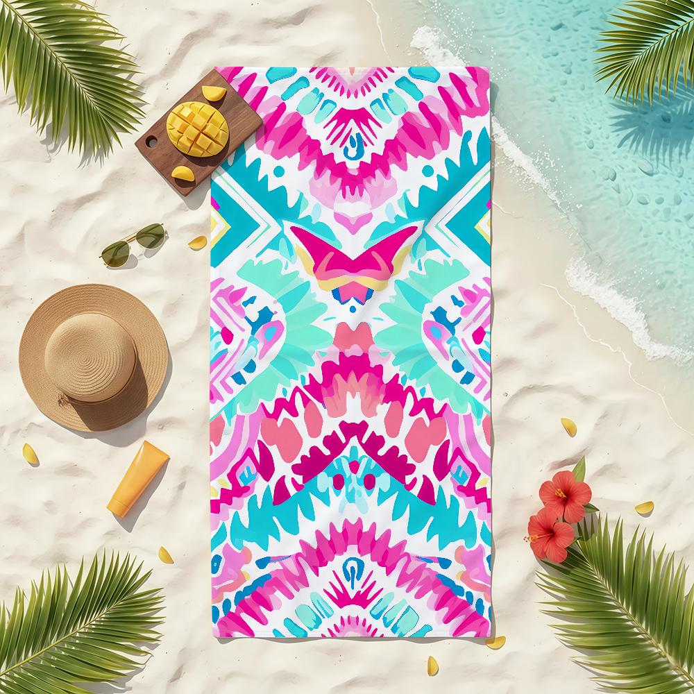 Fashion L-Lilly P-Pulitzer Towel Soft Pool Gift For Travel Gym Shower Camping Quick Dry Sports Beach Towels