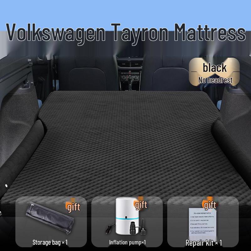Volkswagen Tharu Car Bed Air Mattress: Fits 25 Models - Rear Seat Inflatable Sleeping Pad.