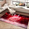 Red Wings Area Rug Suitable for Indoor And Outdoor,Carpets for Playroom, Homes, Offices, Living Rooms,Home Decor,Christmas Fan Gift