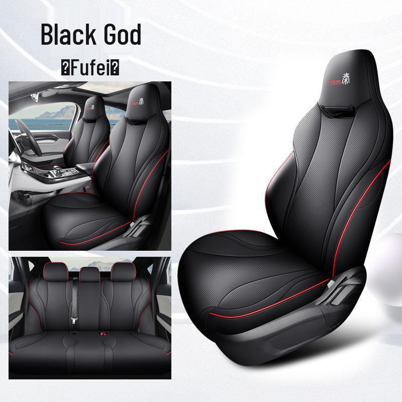 BYD Qin Plus DMI Seat Covers: Full Wrap, 24 & 23 Models, Four Season Compatible, Plus/EV Car Seat Cushions.