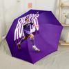 Ronaldos ikonische Reise Automatischer Regenschirm Kompakt 8-Rippen-Design Stabile Konstruktion Perfekt für Outdoor-Abenteuer Eleganter Regenschirm