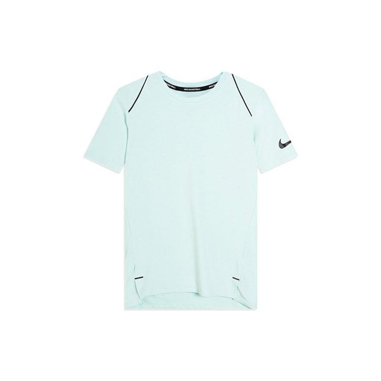 Nike T Shirts Men's Green Crew Neck Moderate 895207-357