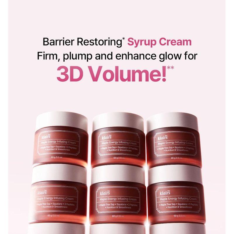 dear, klairs Maple Energy Infusing Cream
