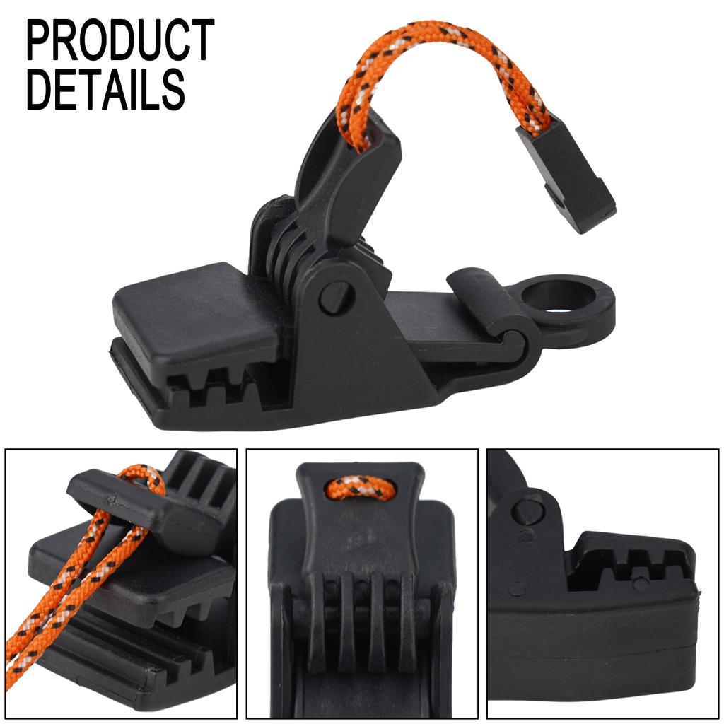 Rope Tent Clamp Strong Grip Tarpaulin Tent Camping