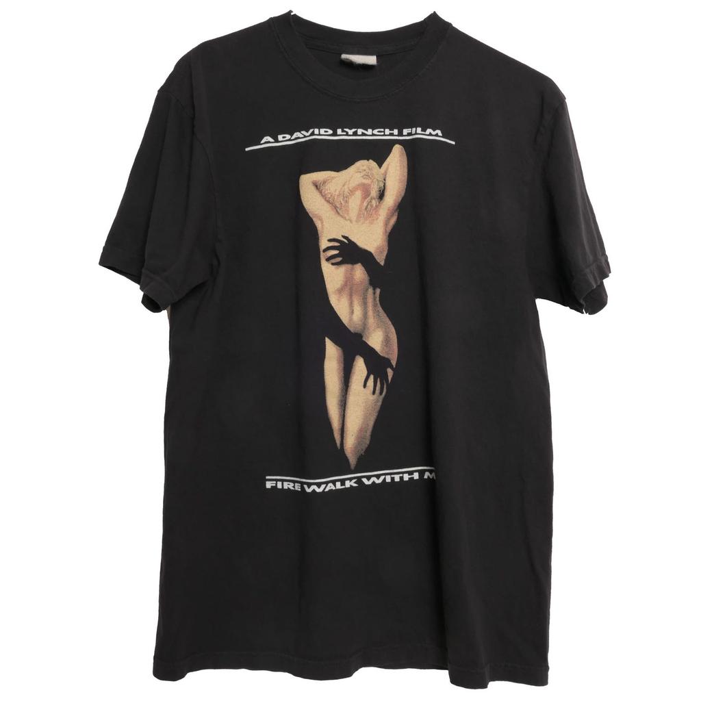 Twin Peaks Fire Walk With Me Película de David Lynch Body Horror Criterion Eraserhead Creador Vanguardista Laura Palmer Camiseta de Algodón Holgada - Med