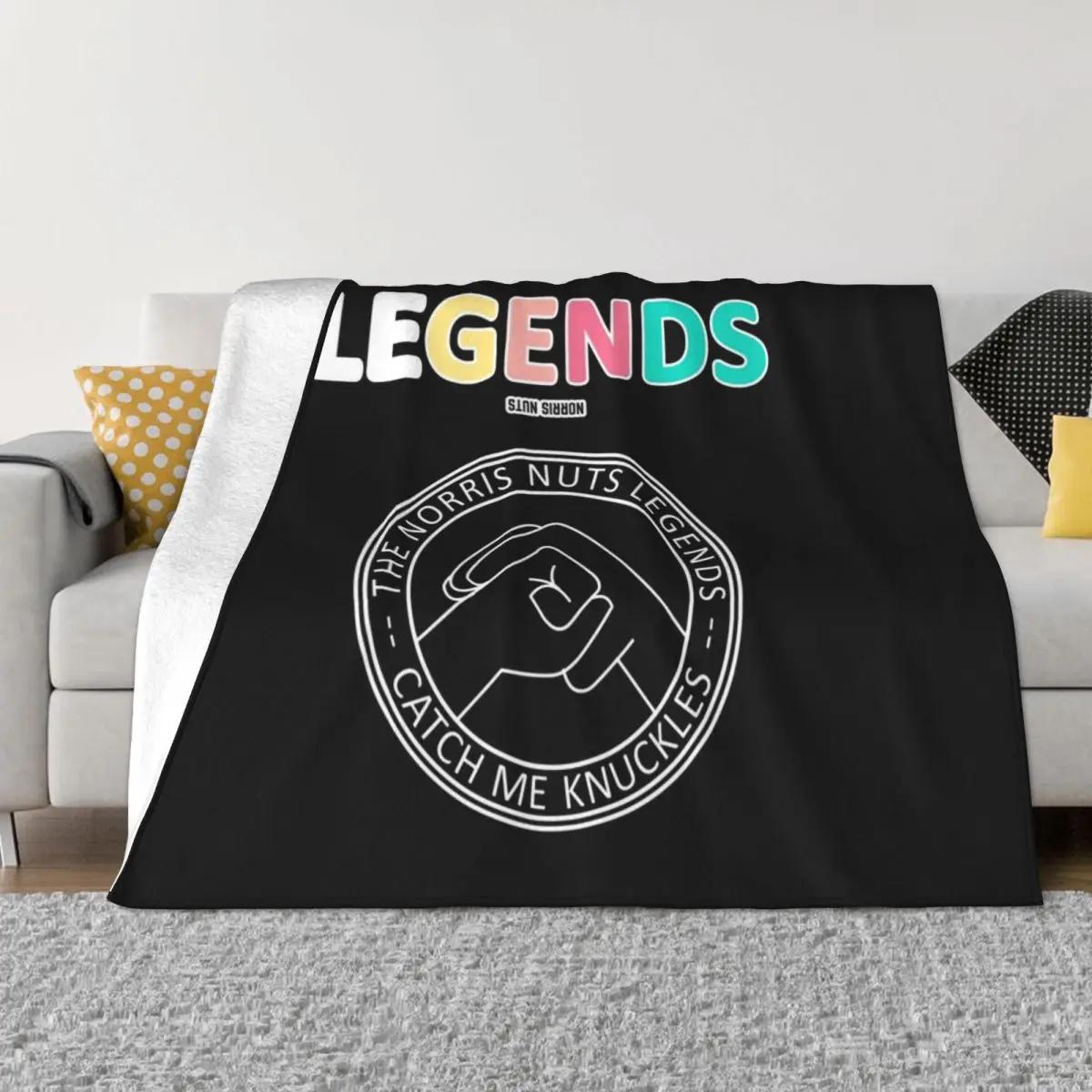 Norris Nuts Legends - Catch Me Knuckles Throw Blanket blankets ands Thins Decorative Throw Blankets 75x90cm