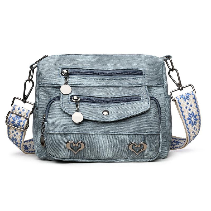 Umhängetasche Weiches Leder Einzelschultertasche Retro Schlicht und Modisch Große Kapazität Große Kapazität Damentasche