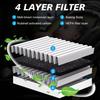 2PCS Cabin Engine Air Filter Kit Fit for 2019-25 ES350,2022-25 NX250, NX350,2019-22 AVALON,2018-24 CAMRY,2020-25 HIGHLANDER,2019-25