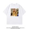 ZAZOMDE Summer Unisex Funny Commuter Shiba Inu Graphic T Shirt Cute Dog Photo Print Cotton Crewneck Short Sleeve Streetwear Tee