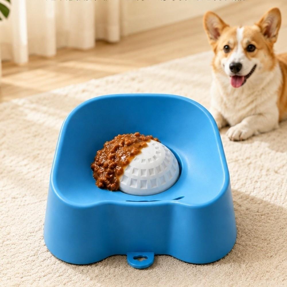 Bite Resistant Slow Feeder Dog Bowl Large Capacity Pet Feeding Bowl Cat Dog Feeding